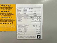 2005 michael weinig unicontrol 11 - raamproductiemachine (hout) - afbeelding 50 van  54