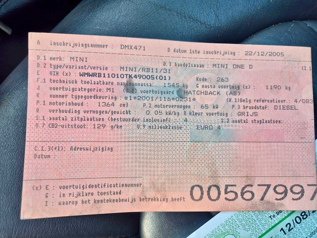 2005 mini one d - afbeelding 10 van  21