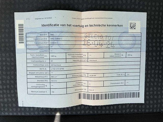 2005 opel corsa hatchback personenauto - afbeelding 7 van  15