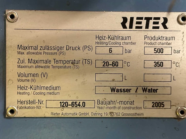 2005 rieter extruder - afbeelding 13 van  17