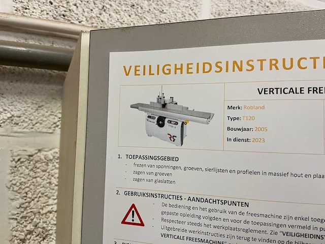 2005 robland t120 toupie - afbeelding 11 van  11
