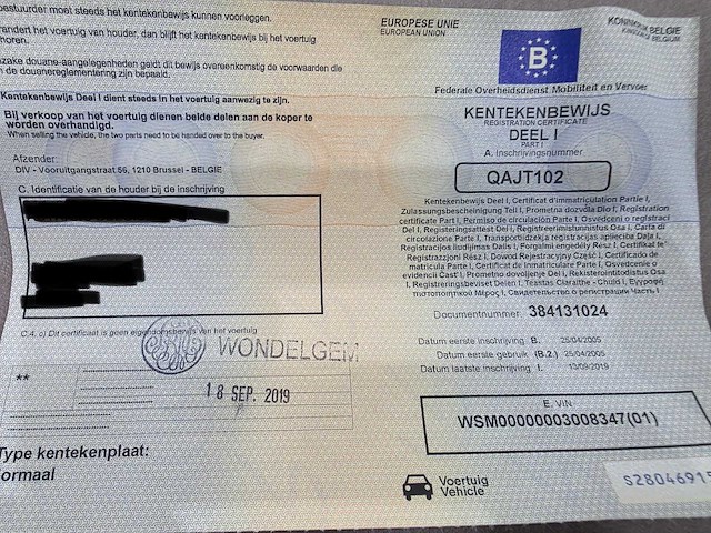 2005 schmitz spr 27/2000 oplegger - afbeelding 10 van  22