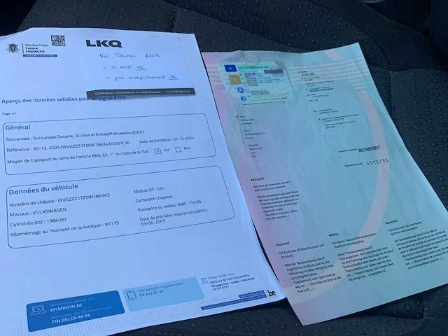 2005 volkswagen touran 2.0 fsi personenauto - afbeelding 7 van  21