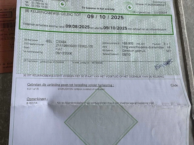 2006 - fiat punto - personenauto - afbeelding 36 van  44