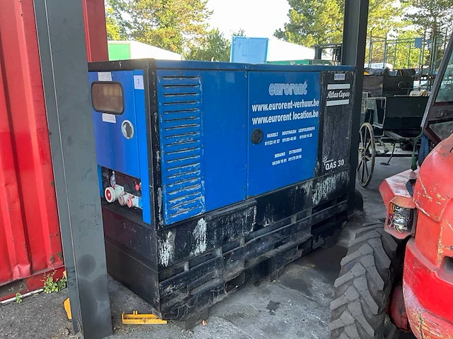 2006 atlas copco qas 30 noodstroomaggregaat - afbeelding 1 van  9