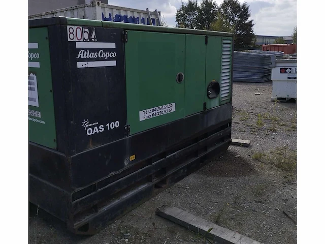 2006 atlas copco qas100 groupe électrogène - afbeelding 3 van  11