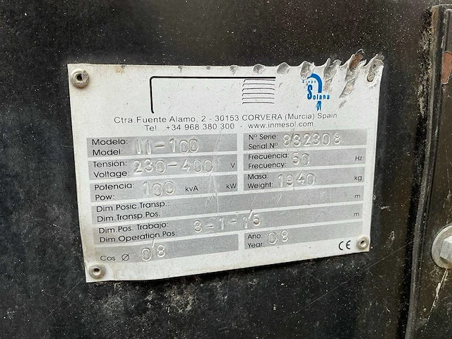 2006 benzzato gru 120 snelmontagekraan + 100kva stroomgenerator! - afbeelding 3 van  22
