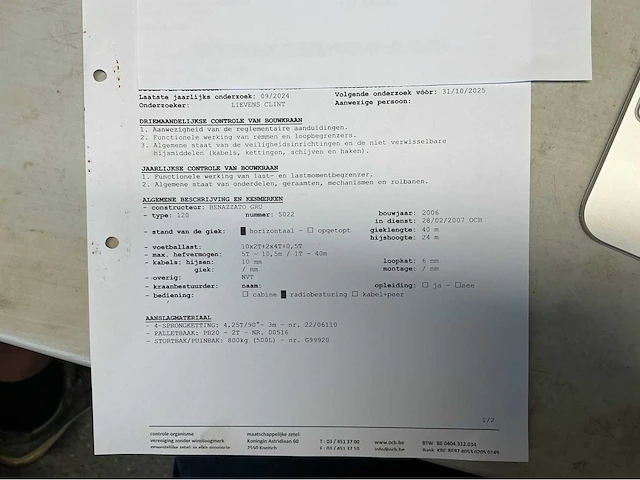 2006 benzzato gru 120 snelmontagekraan + 100kva stroomgenerator! - afbeelding 14 van  22