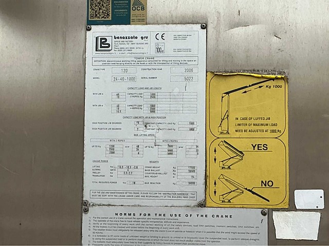 2006 benzzato gru 120 snelmontagekraan+100kva stroomgenerator - afbeelding 7 van  22