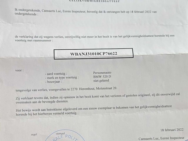 2006 bmw 520d touring break - afbeelding 14 van  21