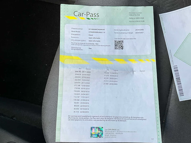 2006 citroën berlingo 1.6d bedrijfswagen - afbeelding 28 van  35