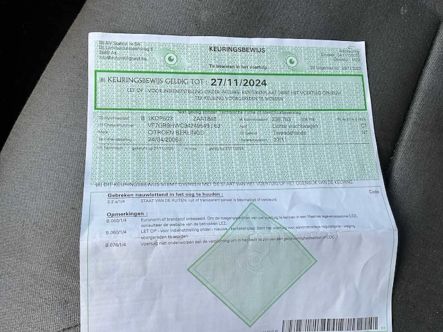 2006 citroën berlingo 1.6d bedrijfswagen - afbeelding 29 van  35