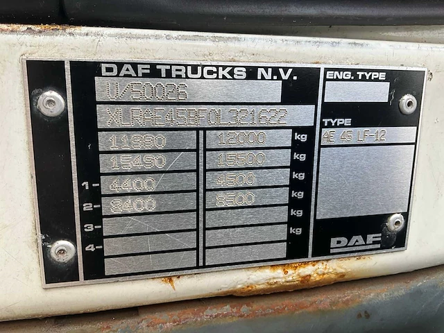 2006 daf lf45 takelwagen - afbeelding 30 van  37