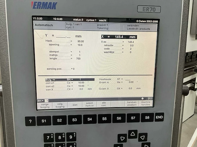 2006 ermak cnchap 3160 cnc kantbank - afbeelding 22 van  24