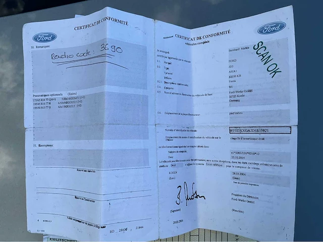 2006 ford fiesta personenauto - afbeelding 28 van  35