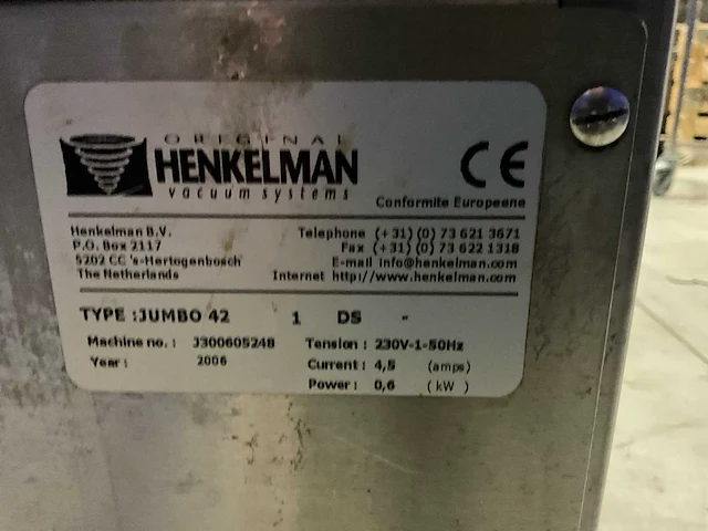 2006 henkelman jumbo 42 vacuümmachine - afbeelding 7 van  7