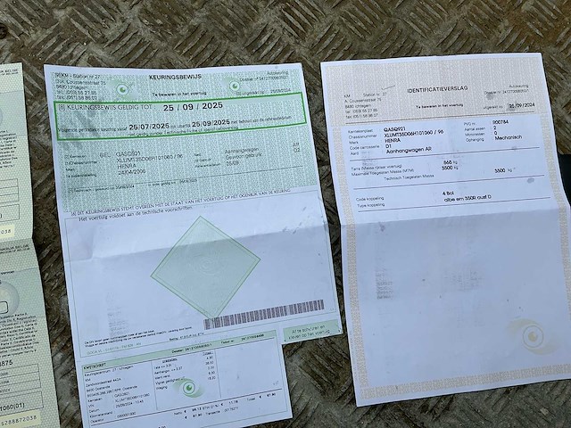 2006 henra mtk35 kipper aanhangwagen - afbeelding 10 van  19