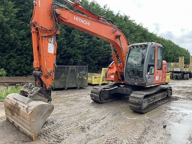 2006 hitachi zaxis 135 us rupsgraafmachine - afbeelding 1 van  12