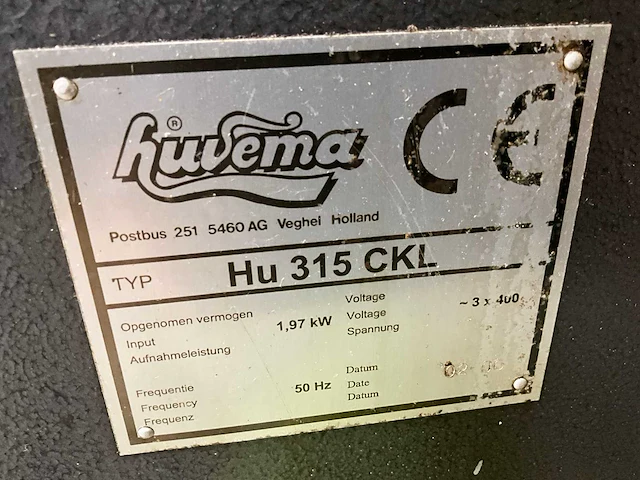 2006 huvema hu 315 ckl cirkelzaagmachine metaal - afbeelding 6 van  9