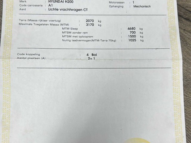 2006 hyundai h200 bestelwagen - trekhaak - afbeelding 8 van  21