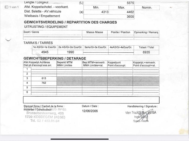 2006 man tga 18.390 trekker - airco en webasto - automaat - afbeelding 5 van  16