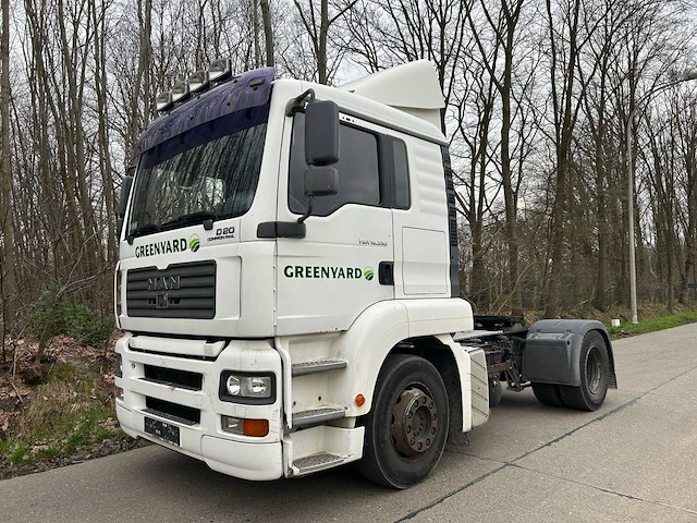2006 man tga 18.390 trekker - airco en webasto - automaat - afbeelding 1 van  17