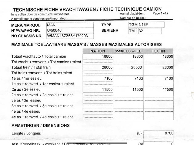 2006 man tgm 18.240 - koelwagen védécar – thermo king ts-200 - afbeelding 4 van  14