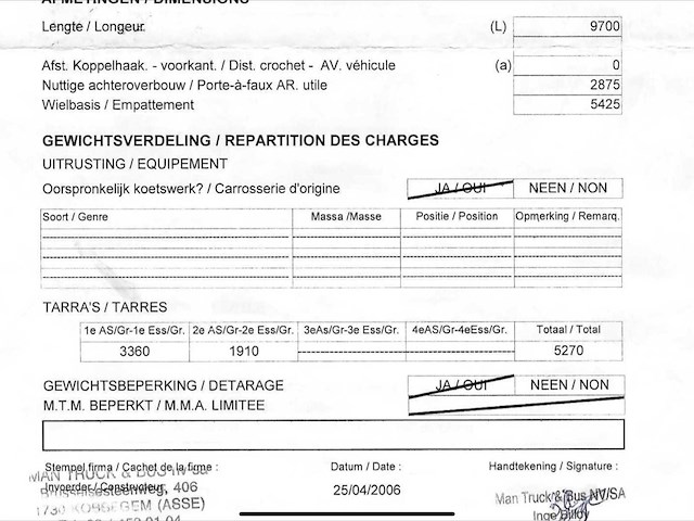 2006 man tgm 18.240 - koelwagen védécar – thermo king ts-200 - afbeelding 5 van  14