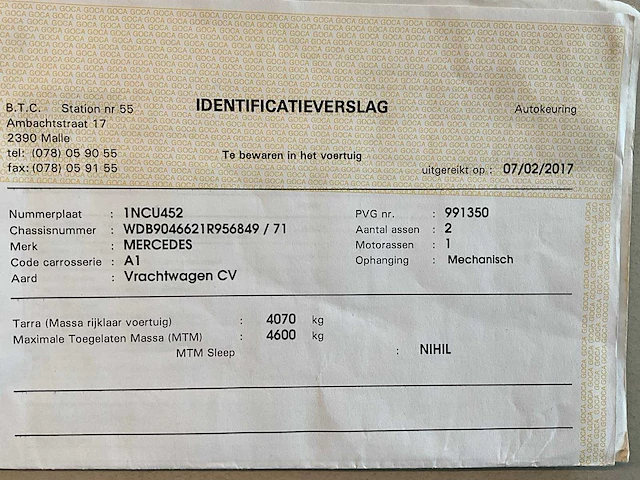 2006 mercedes-benz sprinter materiaalwagen - afbeelding 26 van  36