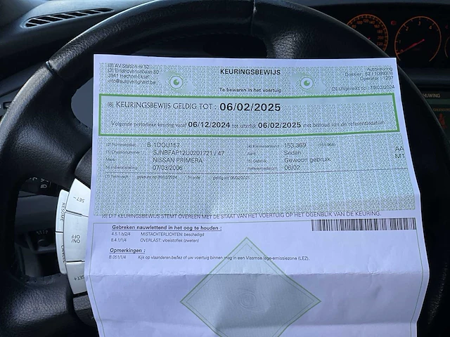 2006 nissan primera - afbeelding 24 van  30