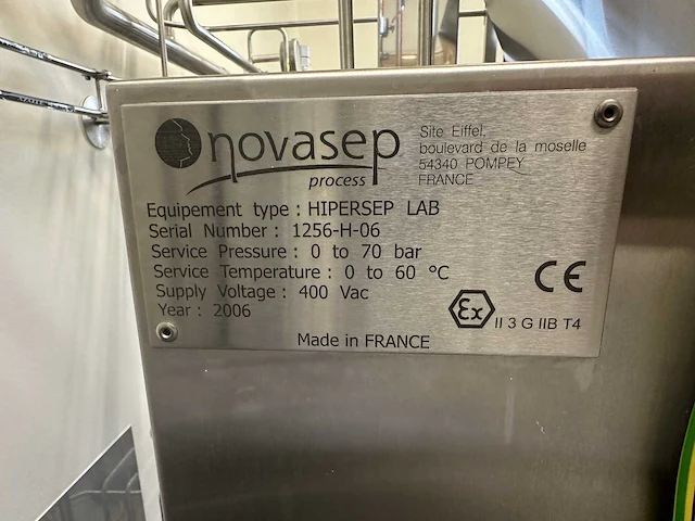 2006 novasep hipersep lab atex preparatief hplc-systeem - afbeelding 29 van  33