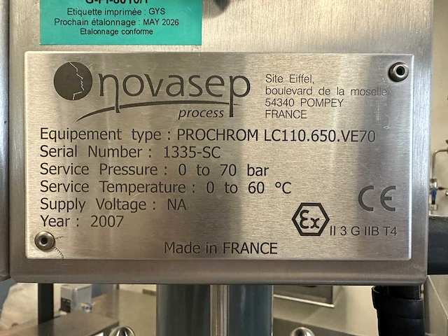 2006 novasep hipersep lab atex preparatief hplc-systeem - afbeelding 33 van  33