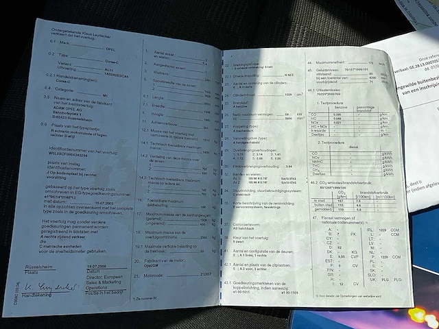 2006 opel corsa personenauto's - afbeelding 16 van  29