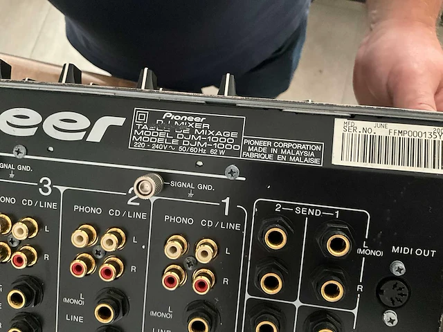 2006 pioneer djm-1000 dj mengpaneel - afbeelding 4 van  12