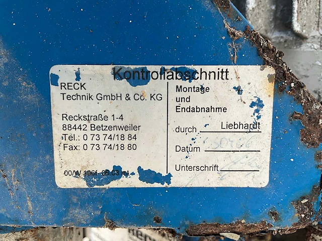 2006 reck mestmixer - afbeelding 8 van  8