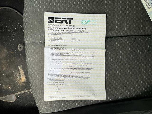 2006 seat leon 1.6i benzineauto - afbeelding 41 van  48
