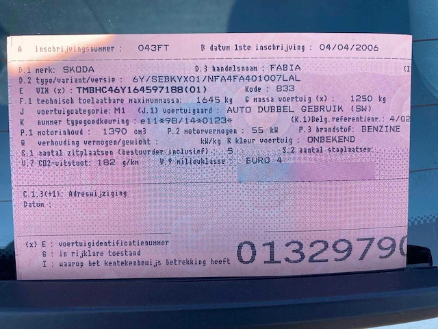 2006 skoda fabia personenauto - afbeelding 3 van  11