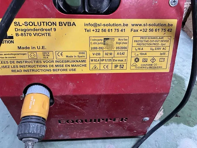 2006 sl-solution waterdoseermachine - afbeelding 5 van  5
