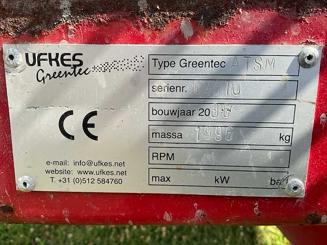 2006 ufkes greentec atsm kipper - afbeelding 6 van  14