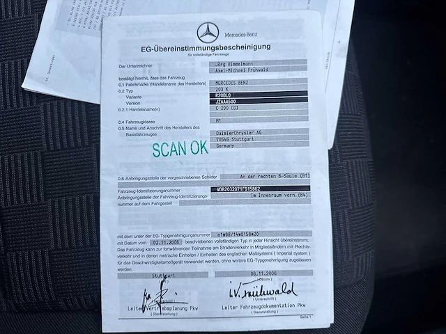2007 - mercedes-benz c200 cdi - personenauto - afbeelding 24 van  31