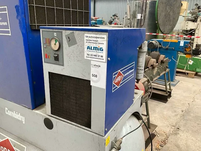 2007 airpress aps 10d combidry schroefcompressor - afbeelding 6 van  7