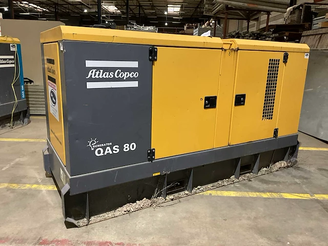 2007 atlas copco qas 80 pd rrr stroomgenerator - afbeelding 5 van  11