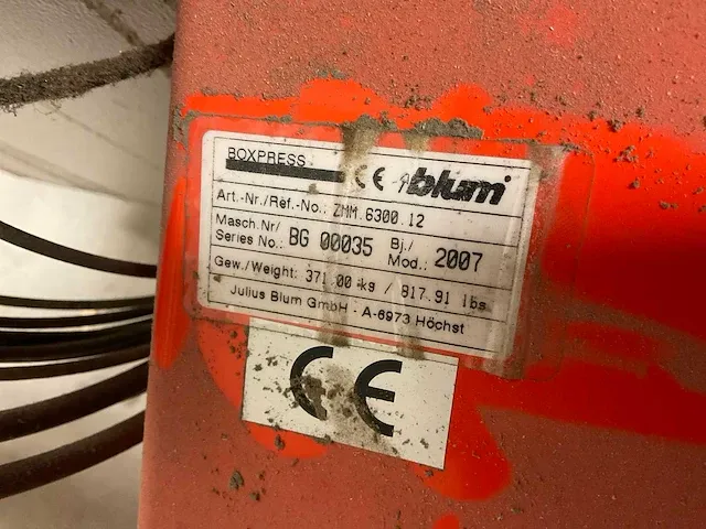 2007 blum zmm.6300.12 box pers - afbeelding 6 van  6