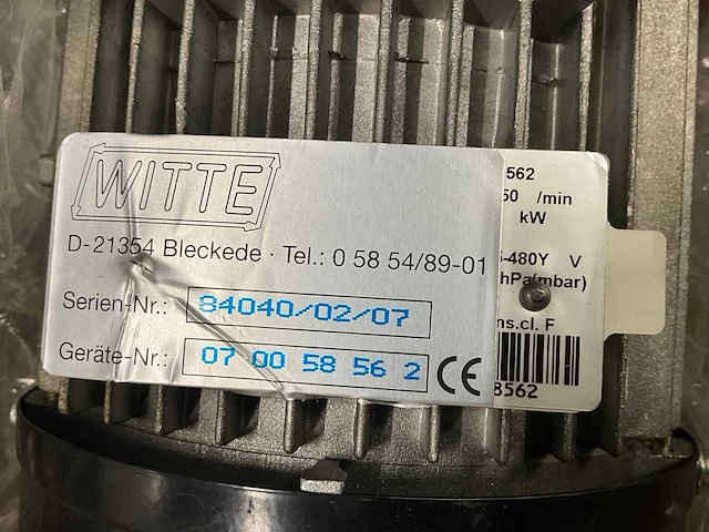2007 busch se0170 oho fqxx vacuümpomp (2x) - afbeelding 2 van  3