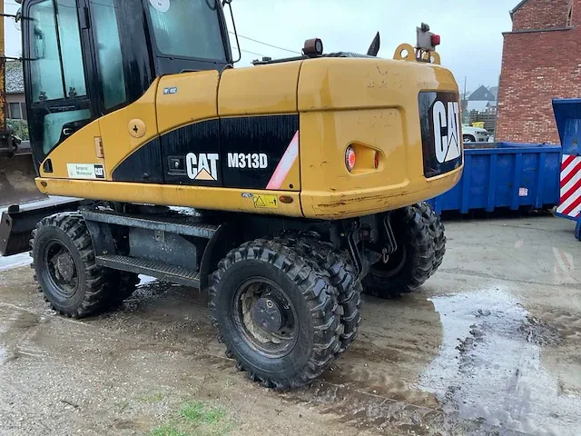 2007 caterpillar 313d banden graafmachine - afbeelding 21 van  27