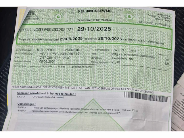 2007 citroën berlingo personenauto - afbeelding 10 van  19