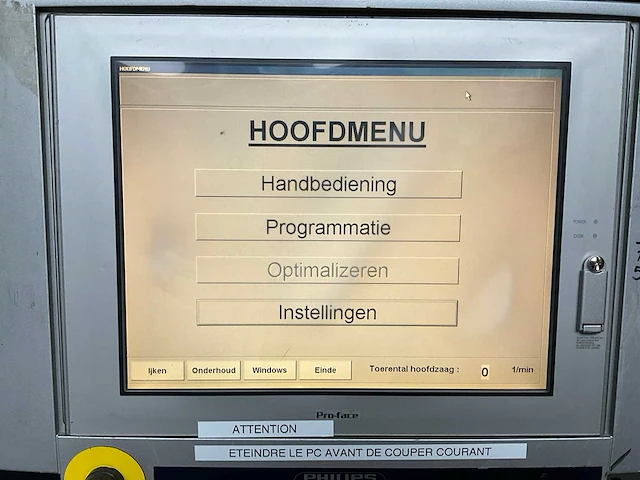2007 constant philips interactive 3 paneelcirkelzaagmachine - afbeelding 10 van  22