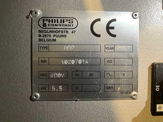 2007 constant philips interactive 3 paneelcirkelzaagmachine - afbeelding 15 van  22
