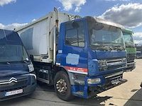 2007 daf 75.250 vrachtwagen vuilniswagen voor wisselstukken - afbeelding 1 van  11
