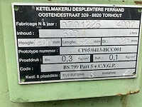 2007 desplentere fernand cp05/0413-hcc001 horizontale brandstof opslagtank - afbeelding 6 van  6